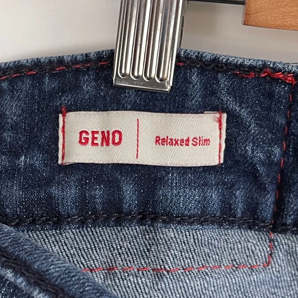 True Religion‎ World Tour Geno No Flap Relaxed Slim Dark Wash Jeans Size 38
